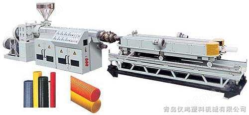 HDPE/PVC双壁塑料波纹管生产线