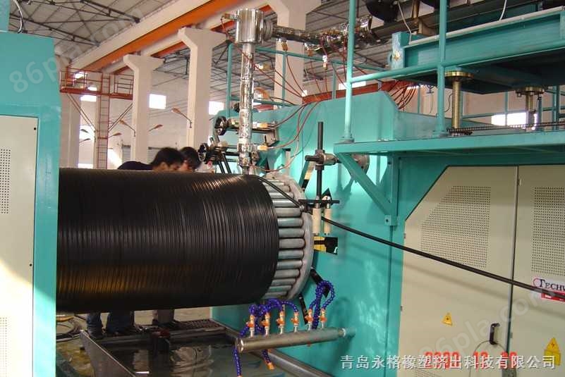 HDPE 大口径中空壁缠绕管生产线