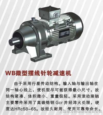 WB微型摆线针轮减速机